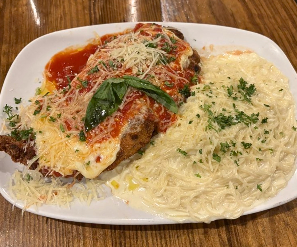 Chicken Parmesan at Fresco Italiano in Tifton, Georgia