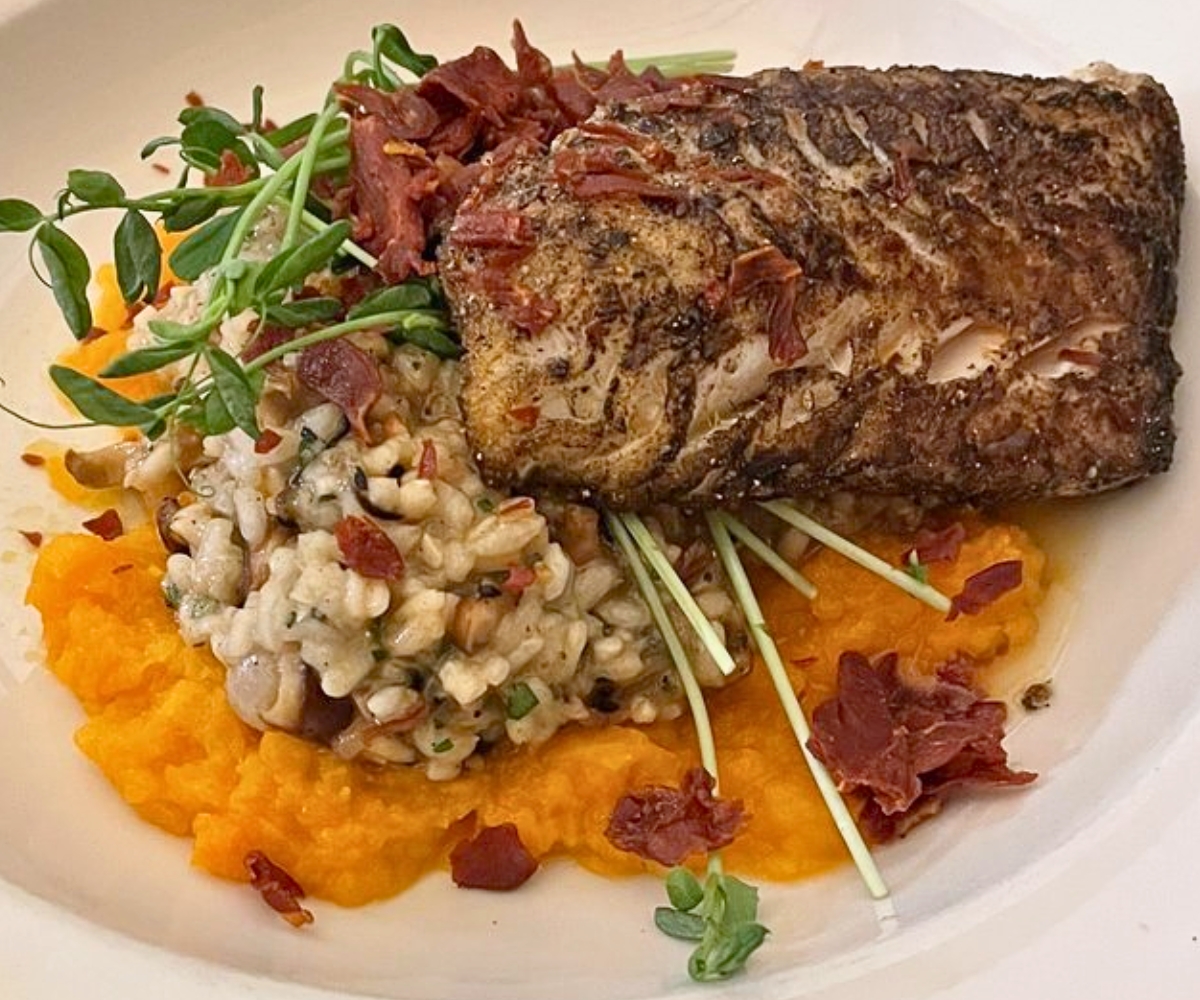 Prosciutto Haddock at Nonesuch River Brewing in Scarborough, Maine