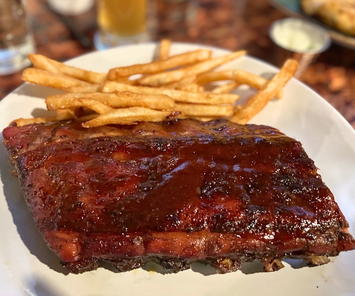 ribs at Black Iron Grill in Miles City, MT