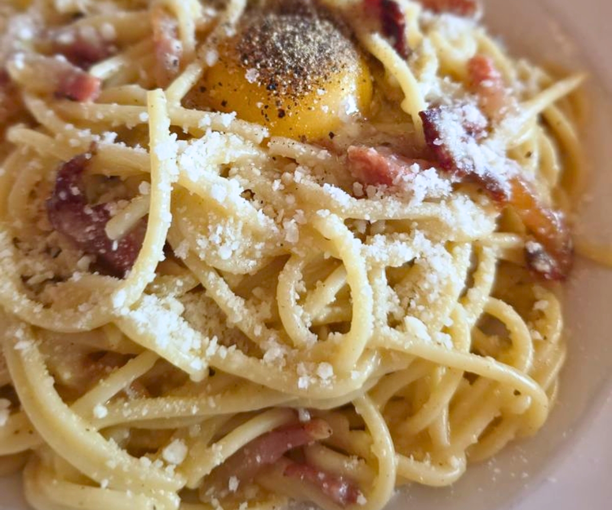 Carbonara at Bar Lino Ristorante in Johnston, Rhode Island