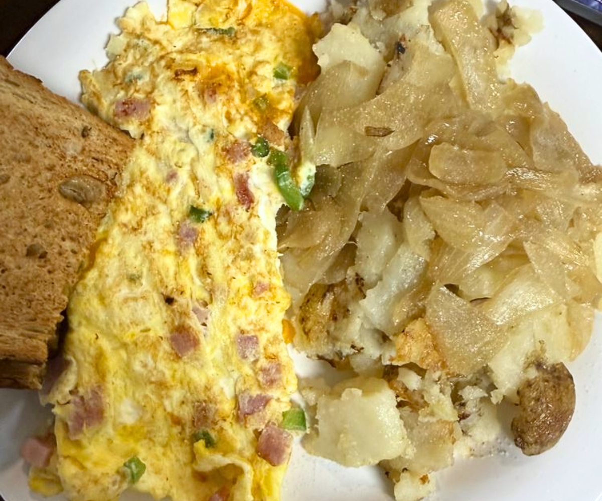 Western Omelette at Westside Restaurant in Milford, Delaware