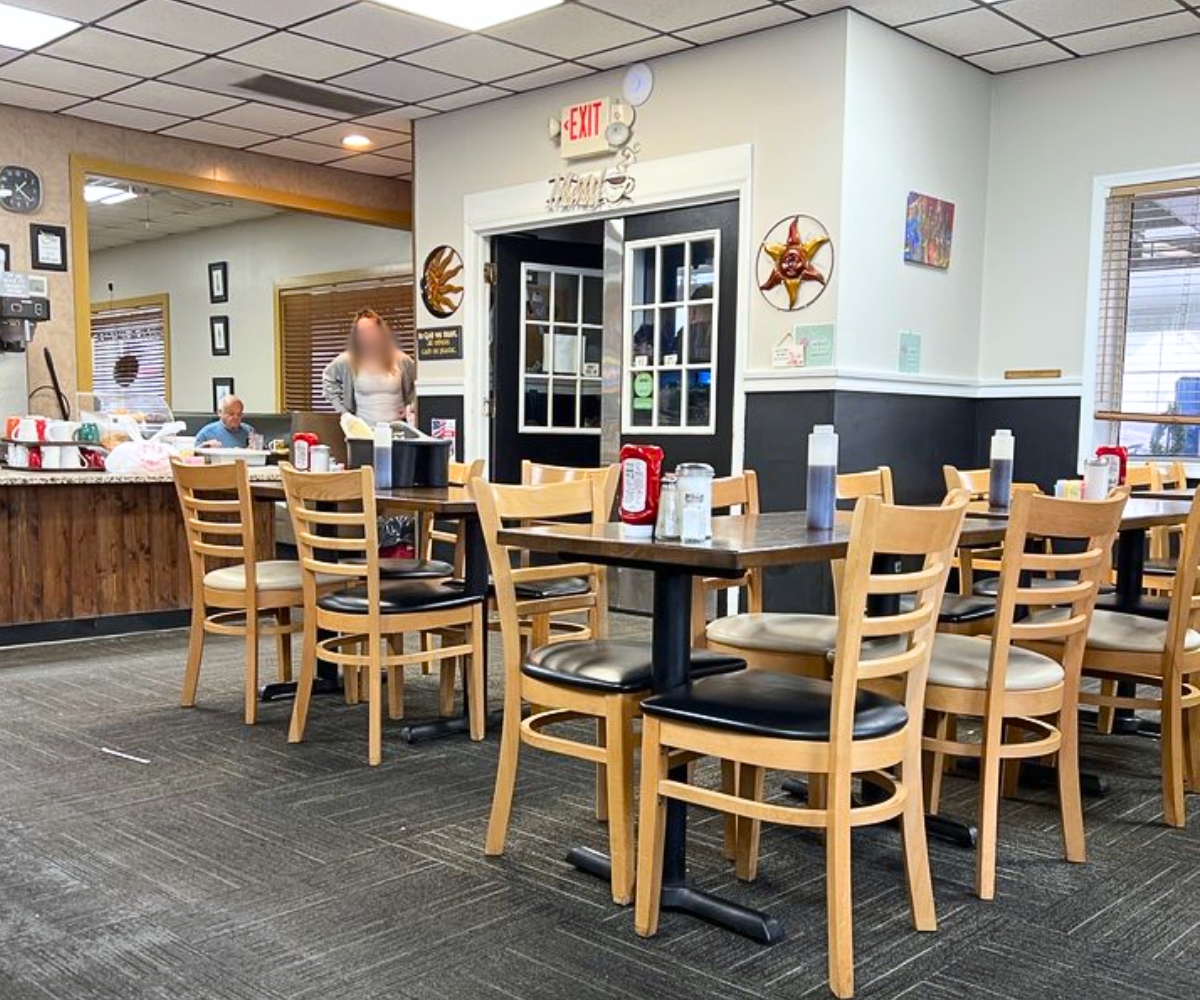 interior of Westside Restaurant in Milford, DE
