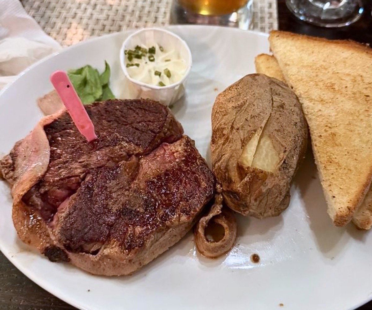 Filet Mignon at Alpine Inn Restaurant in Hill City, South Dakota
