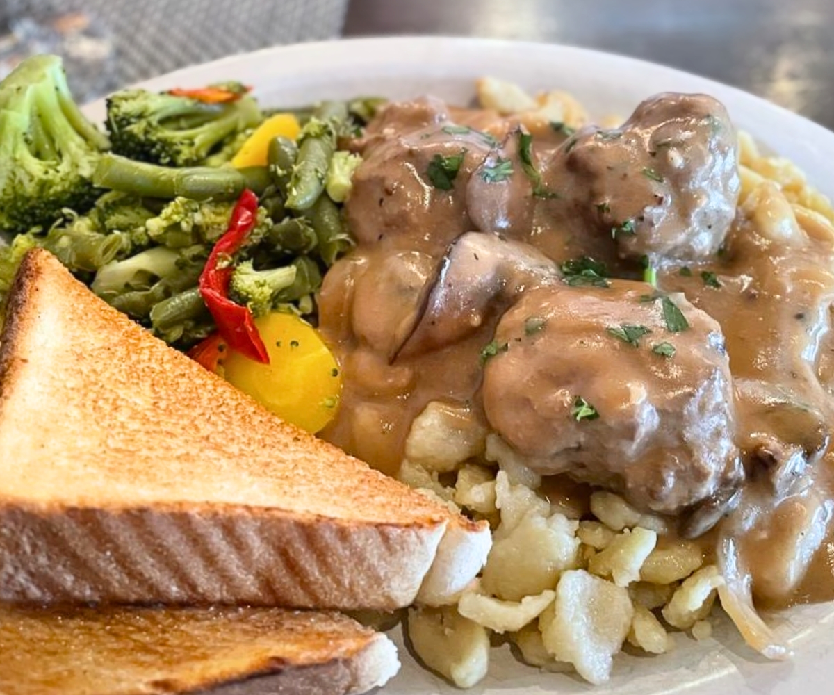 Swedish Meatballs at Alpine Inn Restaurant in Hill City, SD