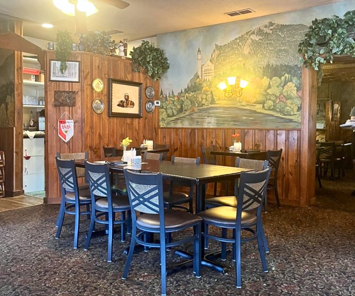 interior of Alpine Inn Restaurant in Hill City, South Dakota