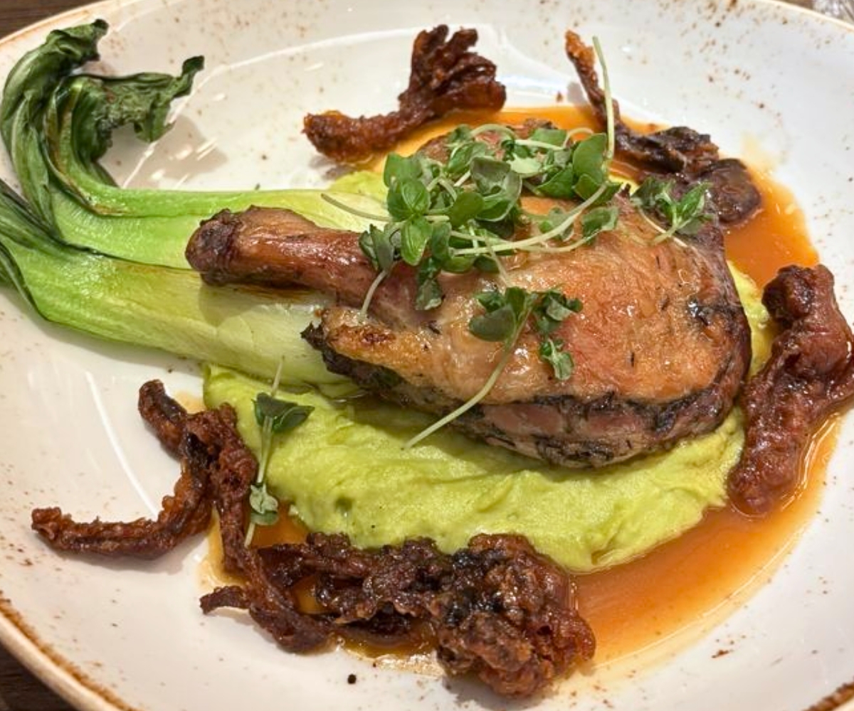 Miso Glazed Duck Confit at Spur Restaurant & Bar in Teton Village, WY
