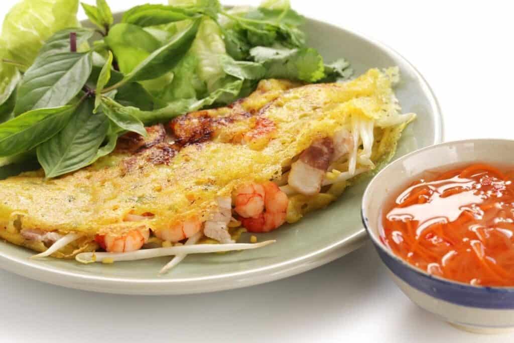 banh xeo Vietnamese street food