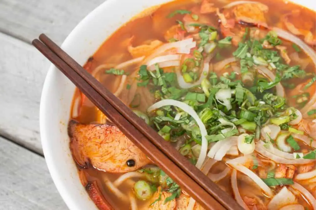 Bun Bo Hue Vietnamese street food