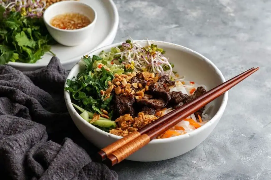 Bun Bo Nam Bo Vietnamese street food
