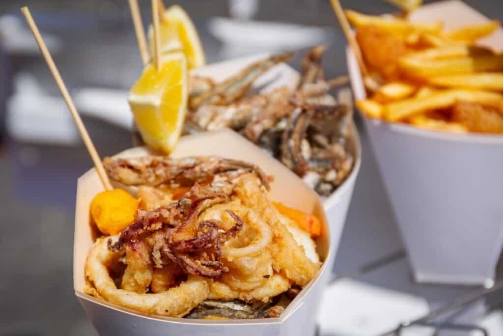 Pesce Fritto Al Cono italian street food