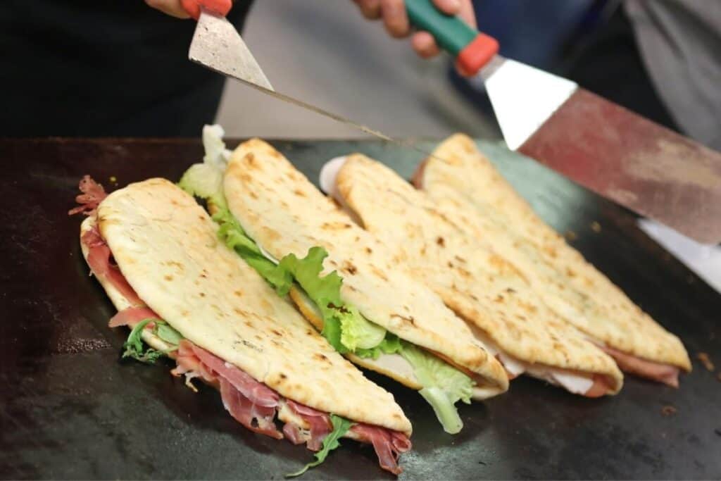 Piadina Romagnola italian street food