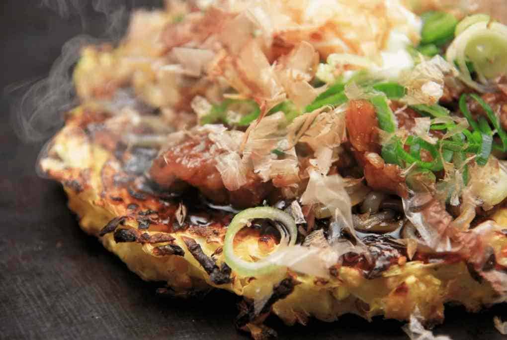 Okonomiyaki Japanese Street Food