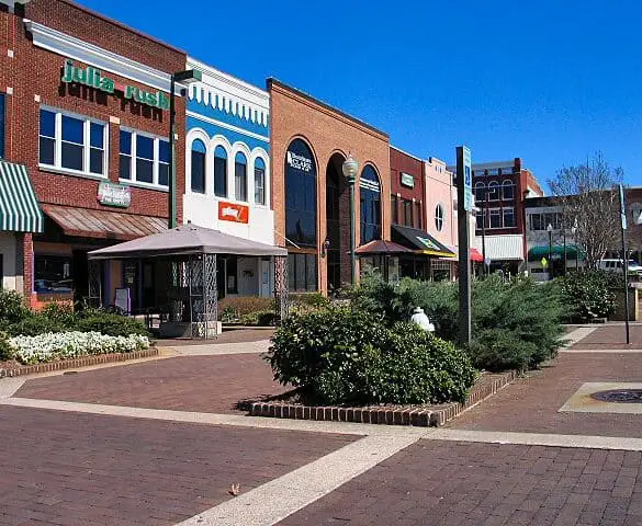 downtown Hickory North Carolina