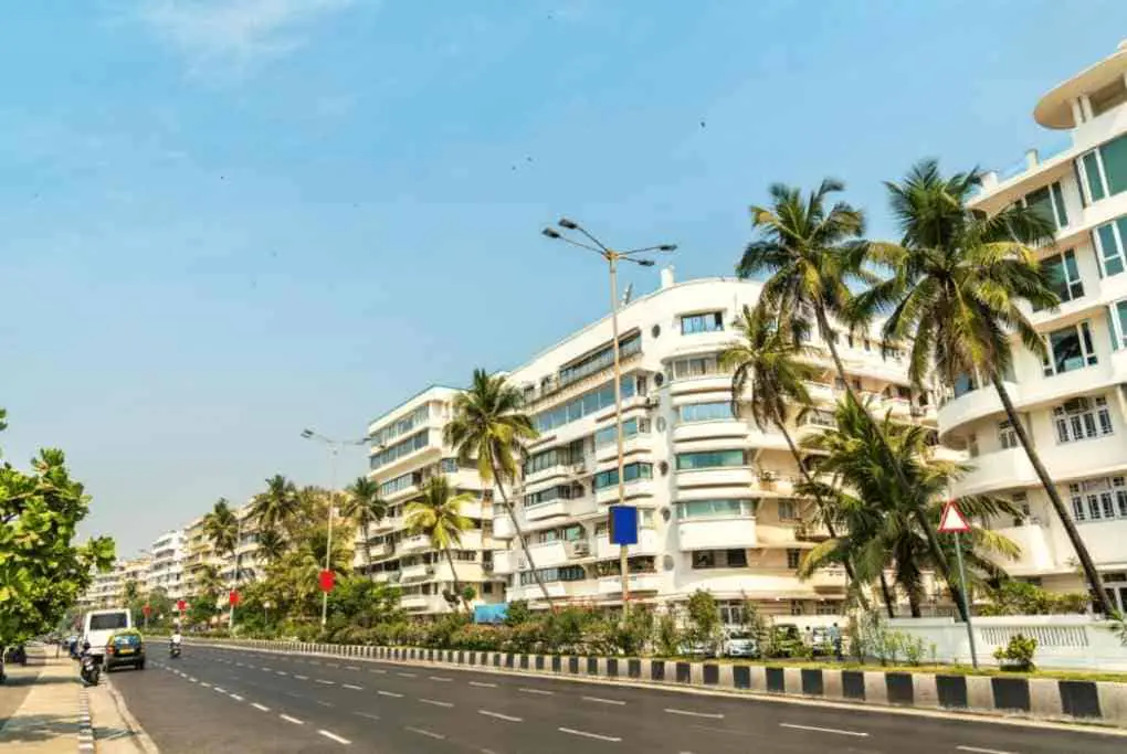 Marine Drive Mumbai Coastline