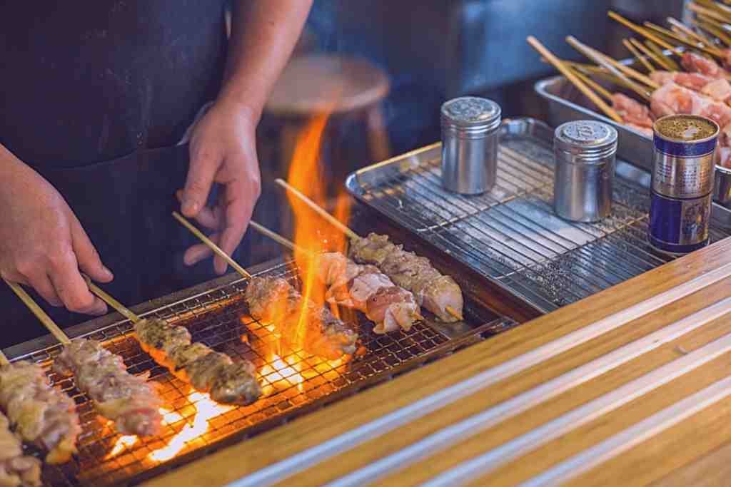 Yakatori japanese street food