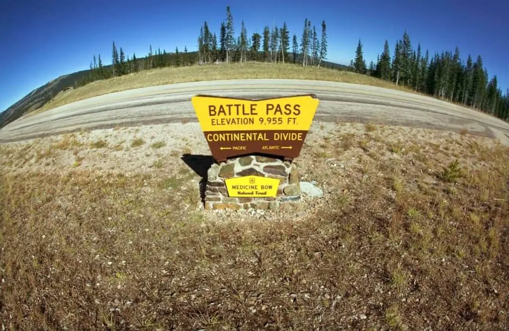 Continental Divide sign