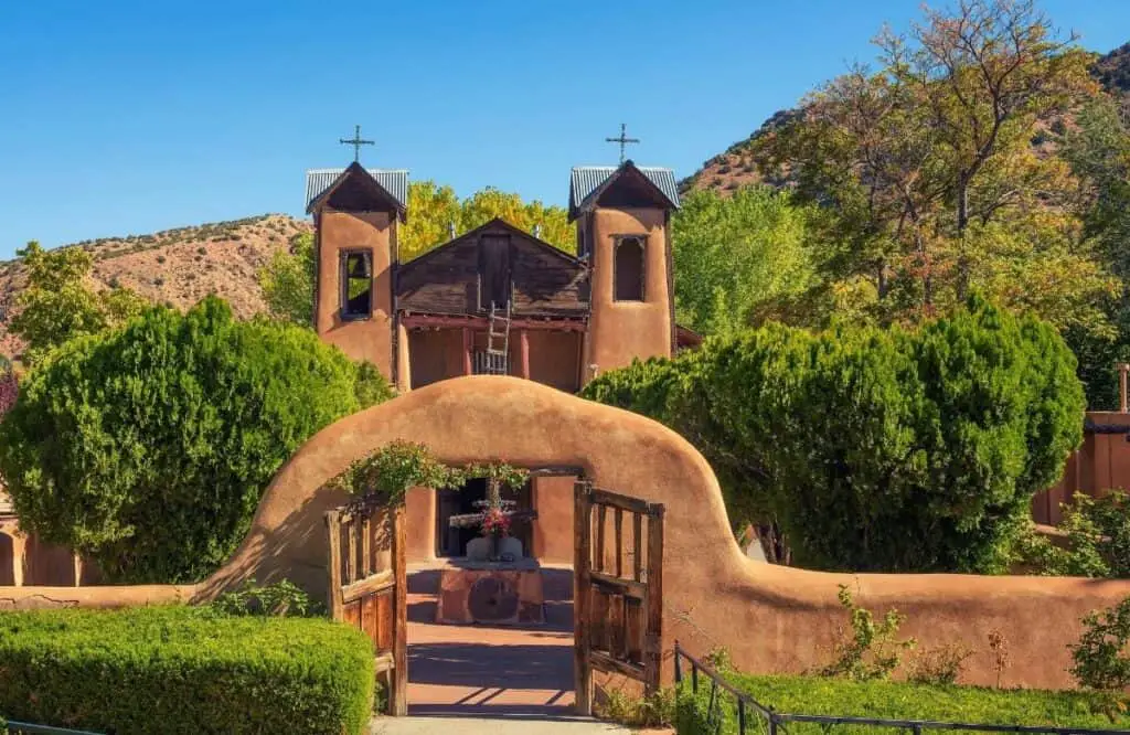 El Santuario de Chimayo, road trip from santa fe to Taos