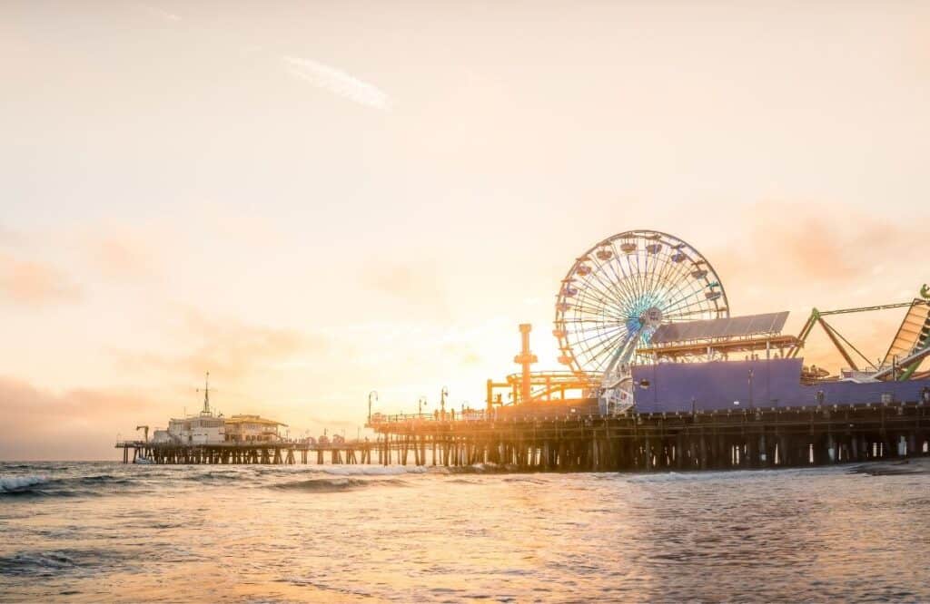 Santa Monica Pier, California Road trips