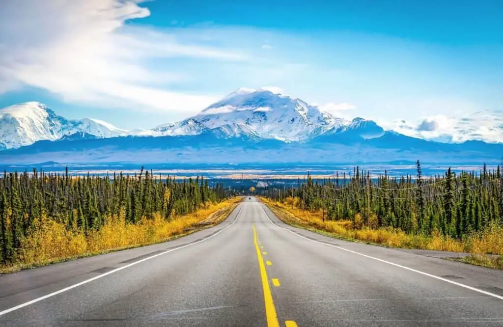 Mountains in Alaska, Alaskan road trip