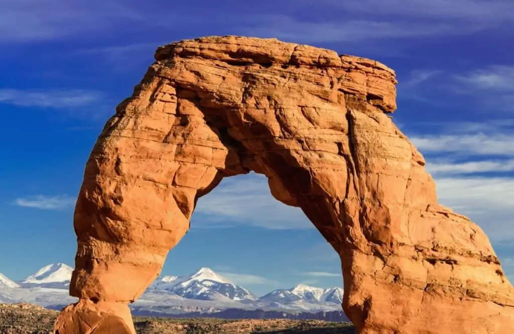 The famous Delicate Arch at Arches National Park, Utah