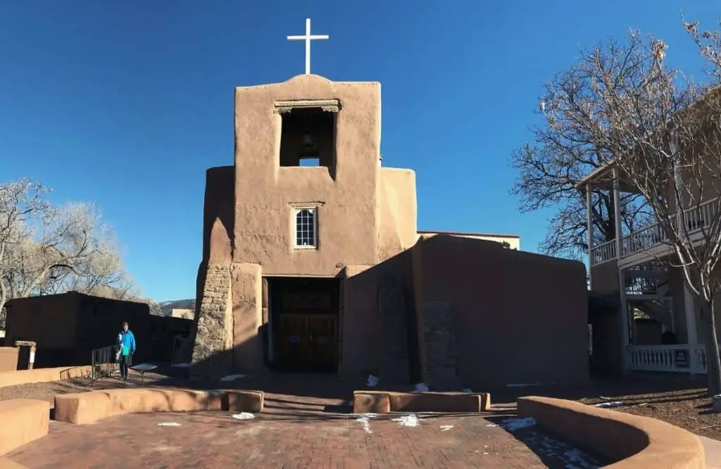 San Miguel Chapel in Santa Fe, Road Trip Ideas in New Mexico