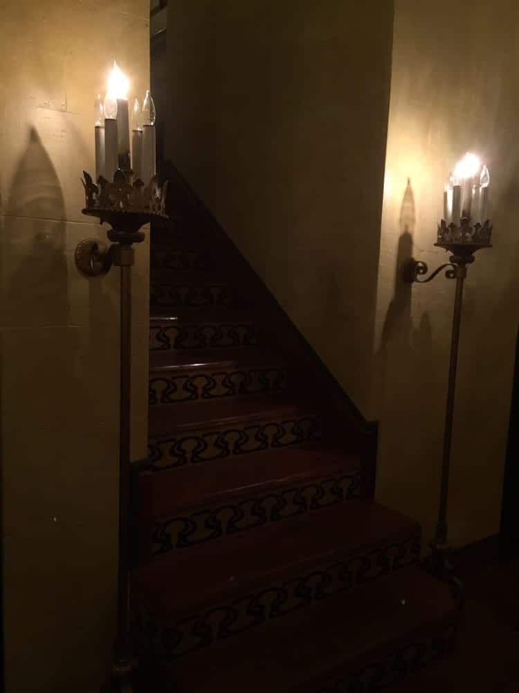 creepy staircase at the faust hotel new braunfels