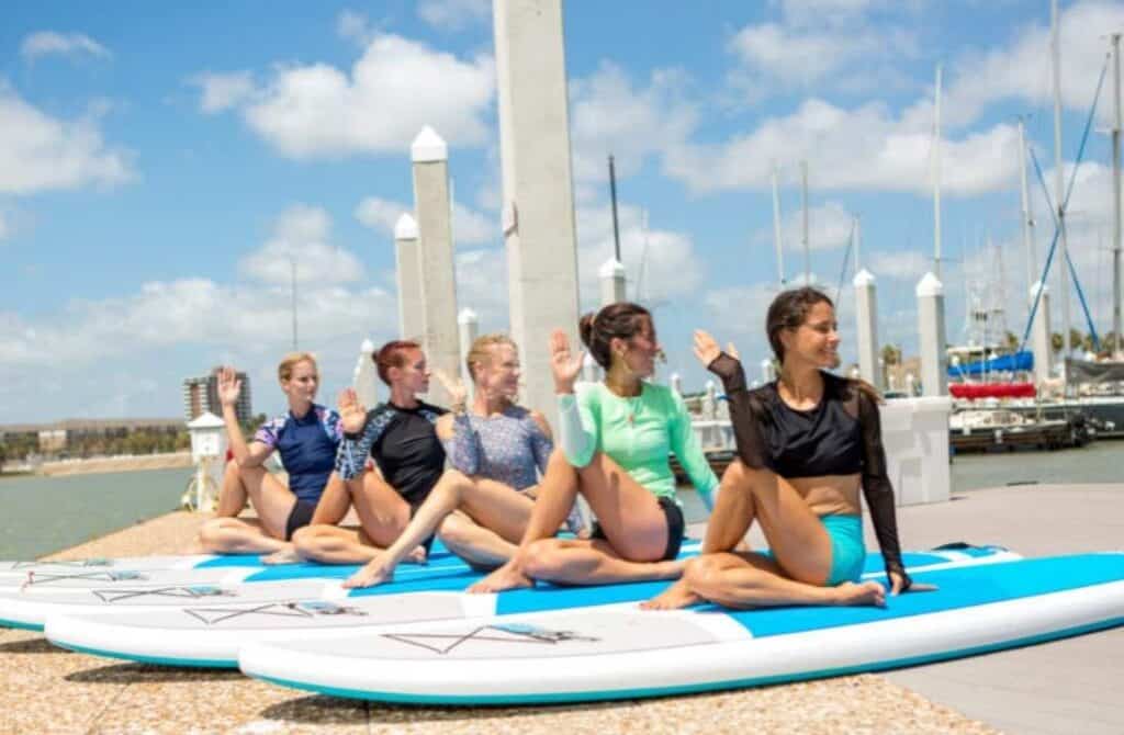water yoga, things to do in Corpus Christi tx