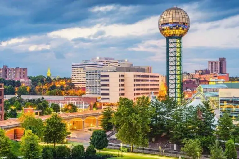 knoxville tennessee skyline