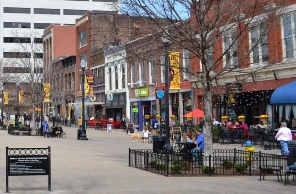 market square, best things to do in knoxville tn 