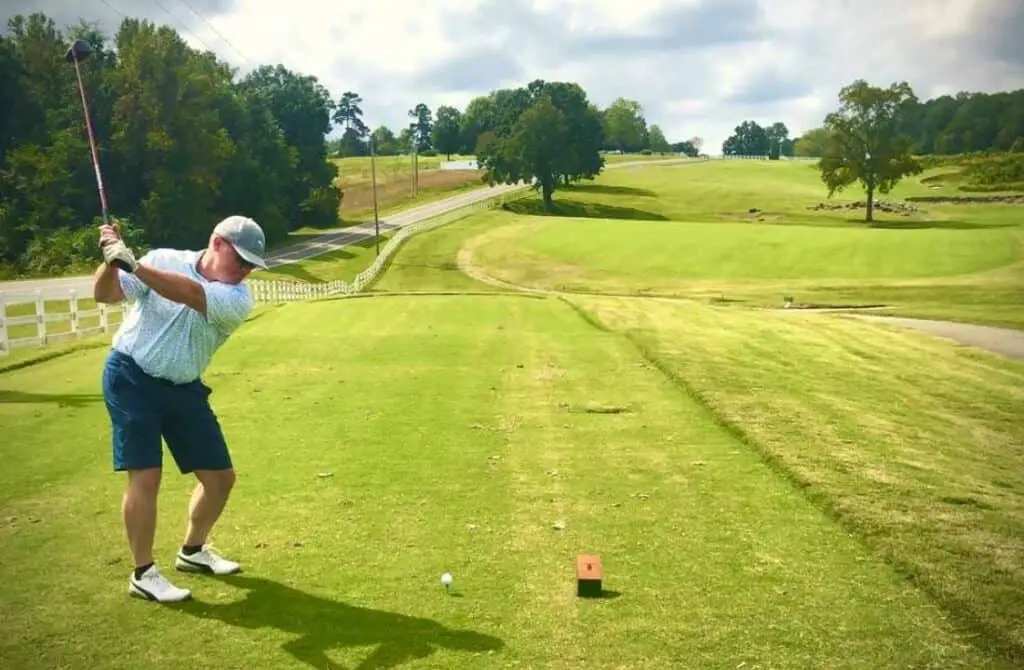 golfing at tot hill farm golf club asheboro north carolina