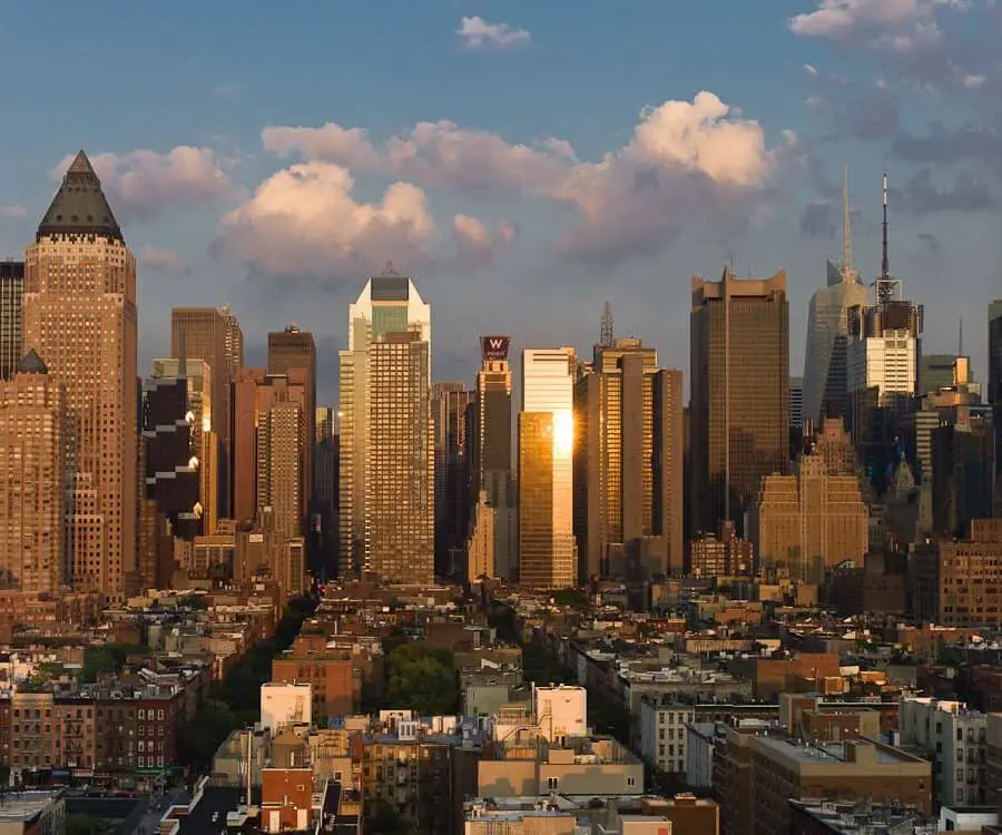 Hell's Kitchen Manhattan Skyline