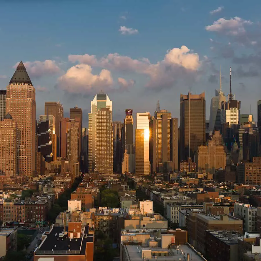 Hell's Kitchen Manhattan Skyline