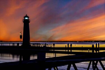 rockwall texas at dusk