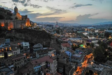 overlooking view of Georgia