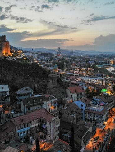 overlooking view of Georgia