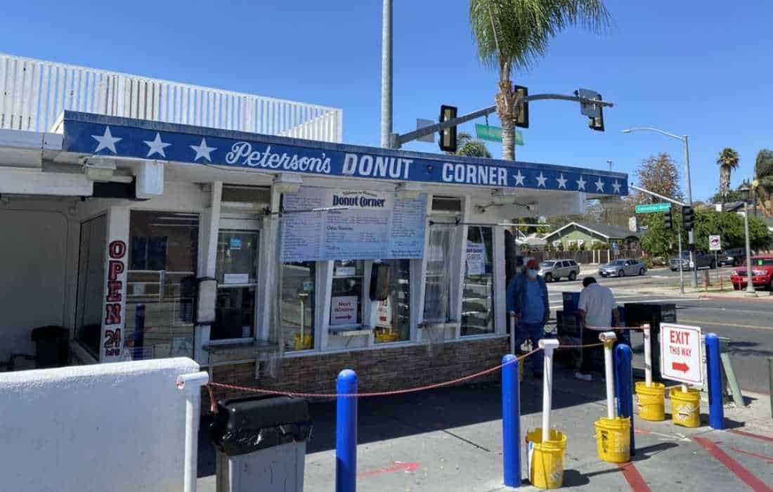 Peterson's Donut Corner, best donuts in San Diego