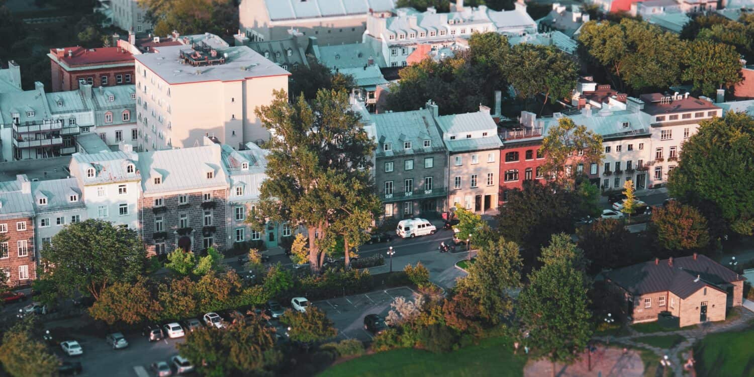 small town view