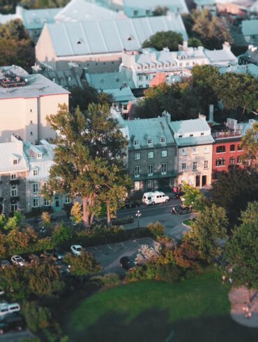small town view