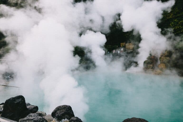 Hot spring pool