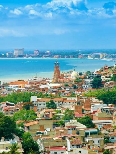 aerial view of Puerto Vallarta