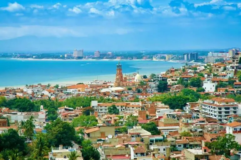 aerial view of Puerto Vallarta