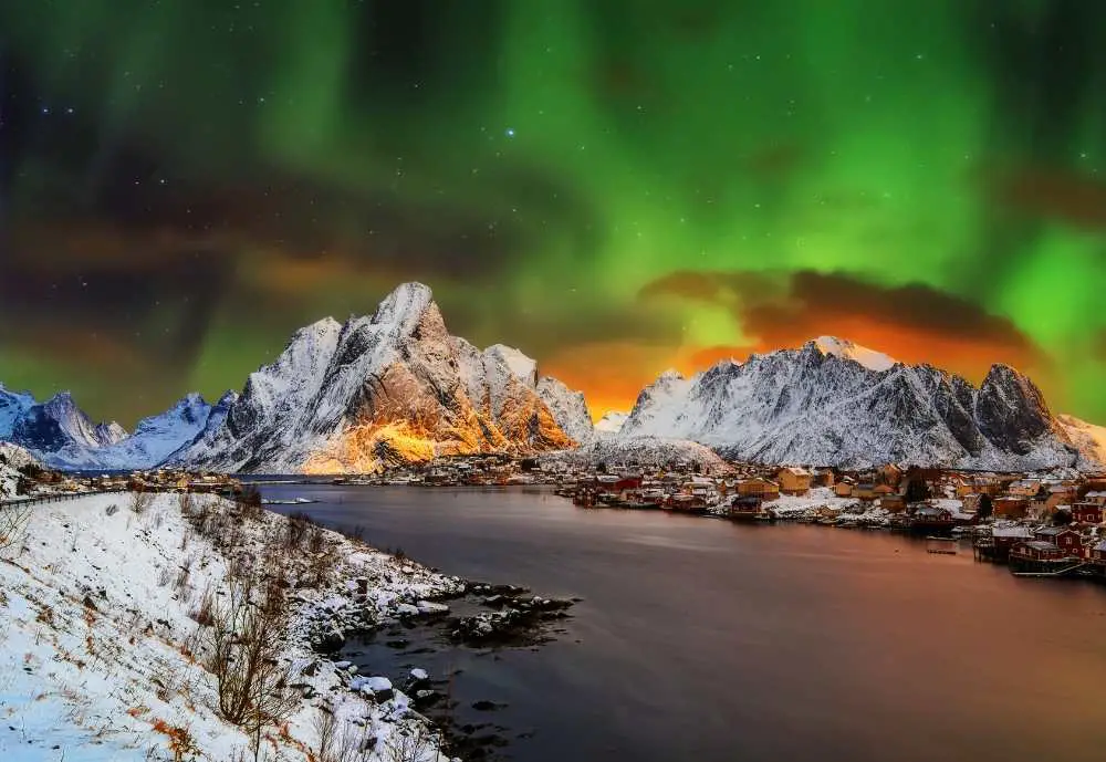 Stunning Northern Lights in Norway