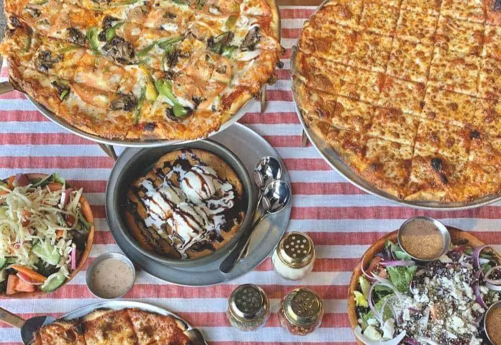 Grabowski's square sliced pizzas in Denver, CO
