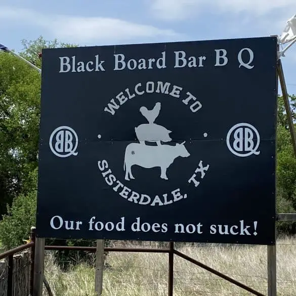 Blackboard BBQ Sisterdale Texas
