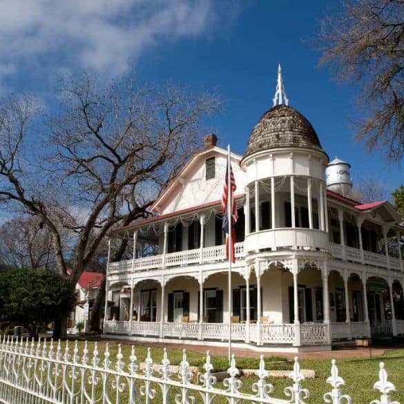 Victoran Mansion in Gruene Texas