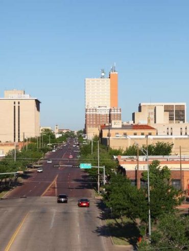 Downtown Lubbock Texas