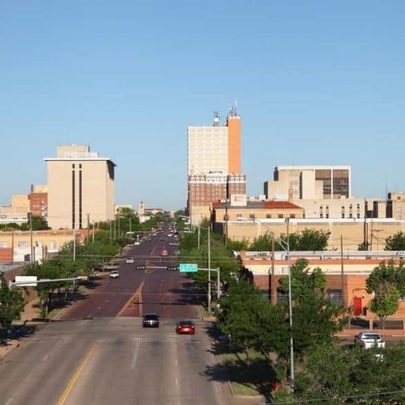 Downtown Lubbock Texas