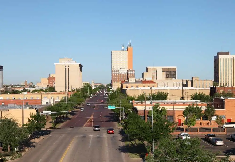 Downtown Lubbock Texas
