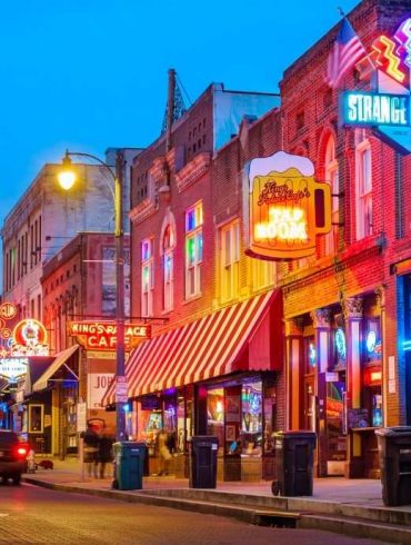 Beale Street Music District Memphis Tennessee