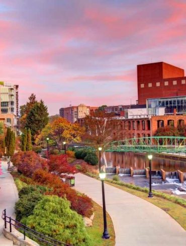 downtown Greenville South Carolina